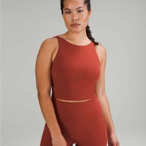 lululemon cayenne high neck align tank size 10